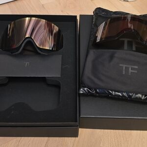 Tom Ford Brown and Black Ski Goggles